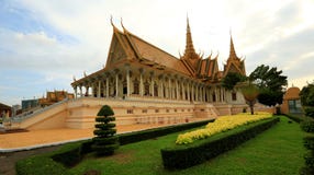 La Cambogia Royal Palace - Phnom Penh - la Cambogia fotografie stock libere da diritti La Cambogia Royal Palace - Phnom Penh - la Cambogia fotografie stock libere da diritti