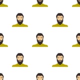 La cara de un hombre con una barba y un bigote La cara e icono del aspecto el solo en historieta diseñan la acción del símbolo de Fotos de archivo libres de regalías La cara de un hombre con una barba y un bigote La cara e icono del aspecto el solo en historieta diseñan la acción del símbolo de Fotos de archivo libres de regalías