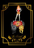 La carte de char illustration stock La carte de char illustration stock