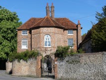 La casa padronale un monumento nazionale in cottage di Highmore, poco Missenden del grado II immagini stock La casa padronale un monumento nazionale in cottage di Highmore, poco Missenden del grado II immagini stock