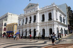 La casa santa del museo de la misericordia en Macao fotografía de archivo La casa santa del museo de la misericordia en Macao fotografía de archivo