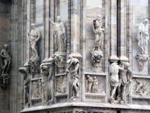 La catedral famosa de Milan Italian: Di Milano, la catedral del Duomo de la natividad de la Virgen fotografía de archivo La catedral famosa de Milan Italian: Di Milano, la catedral del Duomo de la natividad de la Virgen fotografía de archivo