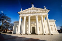 La cathédrale de Vilnius images libres de droits La cathédrale de Vilnius images libres de droits