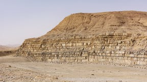 La cava in Ramon Crater fotografie stock libere da diritti La cava in Ramon Crater fotografie stock libere da diritti