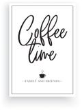 La conception de libellé minimaliste, le temps de café avec la famille et les amis, décor de mur, décalques de mur dirigent, des illustration stock La conception de libellé minimaliste, le temps de café avec la famille et les amis, décor de mur, décalques de mur dirigent, des illustration stock