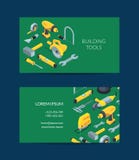 La costruzione di vettore foggia il modello isometrico della carta delle icone illustrazione vettoriale La costruzione di vettore foggia il modello isometrico della carta delle icone illustrazione vettoriale