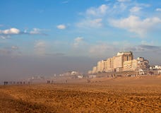 La côte de la Mer du Nord dans Noordwijk image libre de droits La côte de la Mer du Nord dans Noordwijk image libre de droits