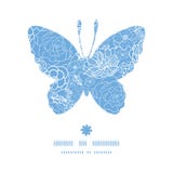 La dentelle pourpre de vecteur fleurit la silhouette de papillon illustration de vecteur La dentelle pourpre de vecteur fleurit la silhouette de papillon illustration de vecteur