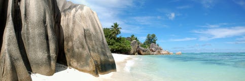La Digue in Seychellen Stockfotos La Digue in Seychellen Stockfotos