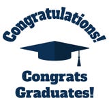 La enhorabuena académica de la choza y de la inscripción gradúa el ejemplo plano del vector stock de ilustración La enhorabuena académica de la choza y de la inscripción gradúa el ejemplo plano del vector stock de ilustración