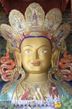 La estatua de Buda es del Thiksey monastry de Leh y de Ladakh imagen de archivo libre de regalías La estatua de Buda es del Thiksey monastry de Leh y de Ladakh imagen de archivo libre de regalías