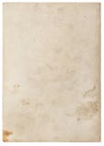 La feuille portée par texture de papier utilisée a isolé le fond blanc Photographie stock La feuille portée par texture de papier utilisée a isolé le fond blanc Photographie stock