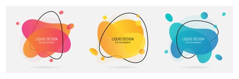 La forma libera della sfuocatura astratta modella la pendenza di colore illustrazione di stock La forma libera della sfuocatura astratta modella la pendenza di colore illustrazione di stock