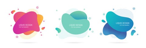 La forma libera della sfuocatura astratta modella la pendenza di colore illustrazione vettoriale La forma libera della sfuocatura astratta modella la pendenza di colore illustrazione vettoriale