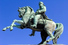 La France Rouen : Statue de Napoleon images libres de droits La France Rouen : Statue de Napoleon images libres de droits