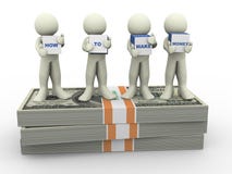 la gente 3d hace el dinero libre illustration la gente 3d hace el dinero libre illustration