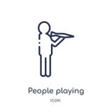 la gente che gioca l'icona dei dardi dalla raccolta ricreativa del profilo dei giochi Linea sottile la gente che gioca l'icona de illustrazione vettoriale la gente che gioca l'icona dei dardi dalla raccolta ricreativa del profilo dei giochi Linea sottile la gente che gioca l'icona de illustrazione vettoriale