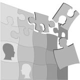 La gente d'imbarazzo affronta il puzzle mentale umano dei puzzle La gente d'imbarazzo affronta il puzzle mentale umano dei puzzle