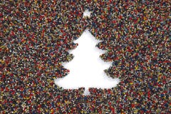 La gente forma la forma de un árbol de navidad representación 3d libre illustration La gente forma la forma de un árbol de navidad representación 3d libre illustration