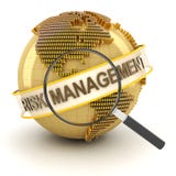 La gestion des risques financiers, 3d rendent illustration stock La gestion des risques financiers, 3d rendent illustration stock