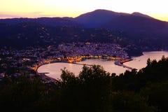 La Grecia, città Scopelos fotografia stock La Grecia, città Scopelos fotografia stock