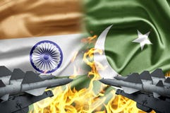 La India y Paquistán imagen de archivo libre de regalías La India y Paquistán imagen de archivo libre de regalías