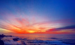 Sunset, La Jolla, California Stock Photography Sunset, La Jolla, California Stock Photography