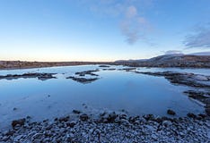La lagune bleue célèbre près de Reykjavik image stock La lagune bleue célèbre près de Reykjavik image stock