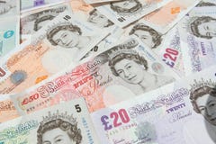 La libbra di Britsh nota la valuta fotografie stock libere da diritti La libbra di Britsh nota la valuta fotografie stock libere da diritti
