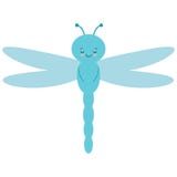 La libellule mignonne de bande dessinée vole Photo de vecteur pour des enfants Ailes bleues transparentes Un bel insecte illustration de vecteur La libellule mignonne de bande dessinée vole Photo de vecteur pour des enfants Ailes bleues transparentes Un bel insecte illustration de vecteur