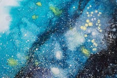 La macchia rossa porpora di rosa blu luminoso dell'acquerello gocciola le chiazze Illustrazione astratta immagini stock La macchia rossa porpora di rosa blu luminoso dell'acquerello gocciola le chiazze Illustrazione astratta immagini stock