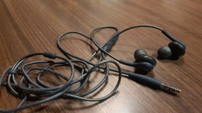 La música de las auriculares imagenes de archivo La música de las auriculares imagenes de archivo