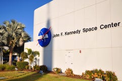 La NASA John F Kennedy Space Center, la Floride Image libre de droits La NASA John F Kennedy Space Center, la Floride Image libre de droits