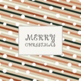 La Navidad de la raya retra colorida alinea la tarjeta de modelo stock de ilustración La Navidad de la raya retra colorida alinea la tarjeta de modelo stock de ilustración