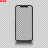La nouvelle haute a détaillé Smartphone réaliste semblable à l'iphone d'isolement sur le fond blanc illustration stock La nouvelle haute a détaillé Smartphone réaliste semblable à l'iphone d'isolement sur le fond blanc illustration stock