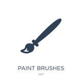 la peinture balaye l'icône dans le style à la mode de conception icône de pinceaux d'isolement sur le fond blanc la peinture bala illustration libre de droits la peinture balaye l'icône dans le style à la mode de conception icône de pinceaux d'isolement sur le fond blanc la peinture bala illustration libre de droits