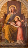 La peinture de Vienne - St Ann par Josef Kastner le plus vieux de 20 cent dans l'église Muttergotteskirche images stock La peinture de Vienne - St Ann par Josef Kastner le plus vieux de 20 cent dans l'église Muttergotteskirche images stock