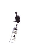 La peinture noire d'aquarelle a expulsé d'un tube Vue de ci-avant D'isolement sur le fond blanc photographie stock La peinture noire d'aquarelle a expulsé d'un tube Vue de ci-avant D'isolement sur le fond blanc photographie stock