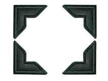 La photo noire effectue un virage 1 (le chemin compris pour chaque coin) images libres de droits La photo noire effectue un virage 1 (le chemin compris pour chaque coin) images libres de droits