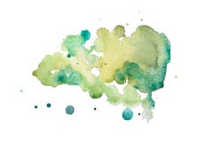 La pittura variopinta disegnata a mano di arte di forme dell'acquerello astratto dell'acquerello schizza la macchia su fondo bian fotografia stock libera da diritti La pittura variopinta disegnata a mano di arte di forme dell'acquerello astratto dell'acquerello schizza la macchia su fondo bian fotografia stock libera da diritti