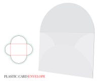 La plantilla del sobre con la línea del dado, vector con cortado con tintas/el laser cortó capas libre illustration La plantilla del sobre con la línea del dado, vector con cortado con tintas/el laser cortó capas libre illustration
