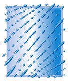 La pluie relâche le bleu de Waterdrops illustration de vecteur La pluie relâche le bleu de Waterdrops illustration de vecteur