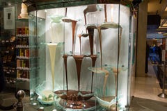 La plus grande fontaine de chocolat des mondes Bellagio - Las Vegas Nevada images stock La plus grande fontaine de chocolat des mondes Bellagio - Las Vegas Nevada images stock