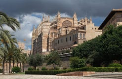 La Seu Cathedral In Palma , Mallorca , Spain Stock Image La Seu Cathedral In Palma , Mallorca , Spain Stock Image