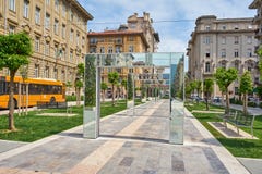 La Spezia/Ligurien/Italien/MAI 2018: Historische Gebäude und lizenzfreies stockbild La Spezia/Ligurien/Italien/MAI 2018: Historische Gebäude und lizenzfreies stockbild