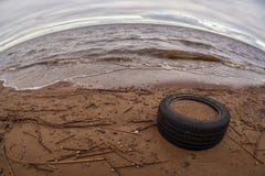 La spiaggia con gettata fuori si stanca fotografia stock La spiaggia con gettata fuori si stanca fotografia stock
