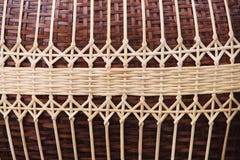 La struttura di bambù tradizionale dei modelli del tessuto, handcraft il fondo immagine stock La struttura di bambù tradizionale dei modelli del tessuto, handcraft il fondo immagine stock