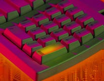 La tastiera di computer con il punto culminante sopra entra nella chiave Immagine Stock Libera da Diritti La tastiera di computer con il punto culminante sopra entra nella chiave Immagine Stock Libera da Diritti