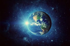 La terre, le soleil, galaxie et espace Éléments de cette image meublés par la NASA images libres de droits La terre, le soleil, galaxie et espace Éléments de cette image meublés par la NASA images libres de droits