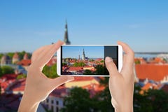 La vecchia città di Tallinn fotografie stock libere da diritti La vecchia città di Tallinn fotografie stock libere da diritti